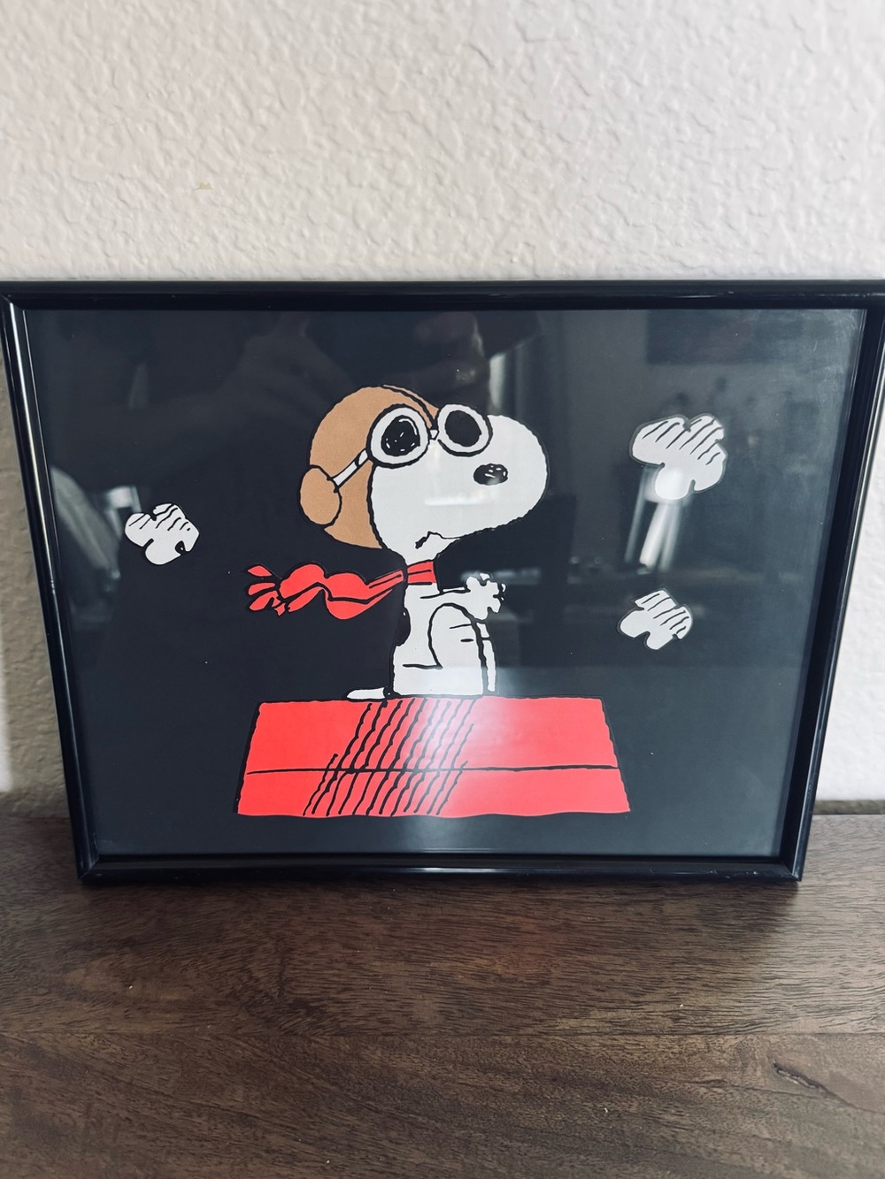 Peanuts Snoopy Flying Ace Framed Art